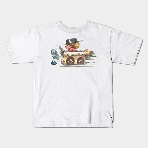 Creative Boy Kids T-Shirt by Jéssica Ribeiro